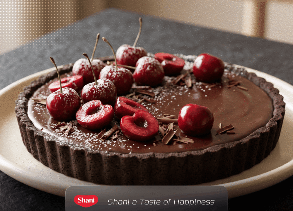 رسپی تارت گیلاس و شکلات