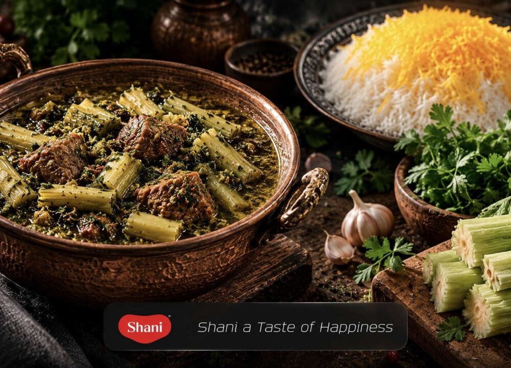 دستور پخت خورش نعنا و جعفری