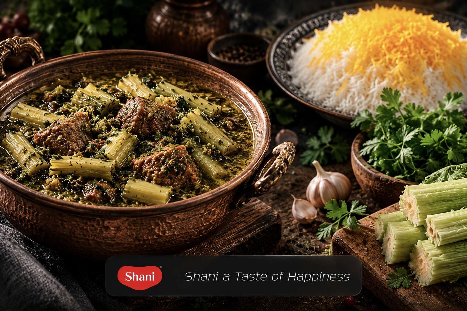 دستور پخت خورش نعنا و جعفری
